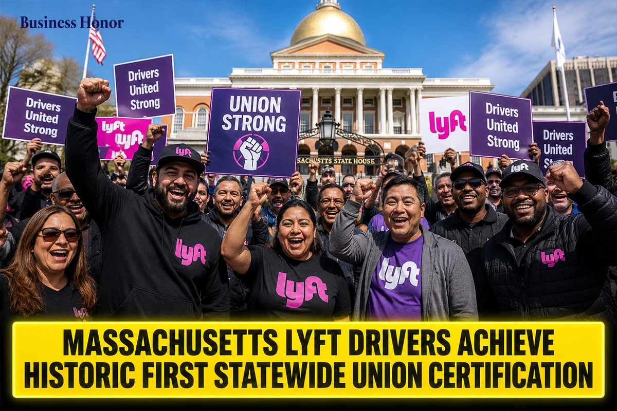 Massachusetts Lyft Drivers Achieve Historic First Statewide Union Certification
